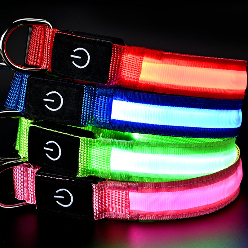 High-Visibility Waterproof LED Glow Collar