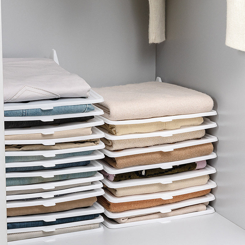 Stackable Clothes Organizer Board – Wrinkle-Free Storage