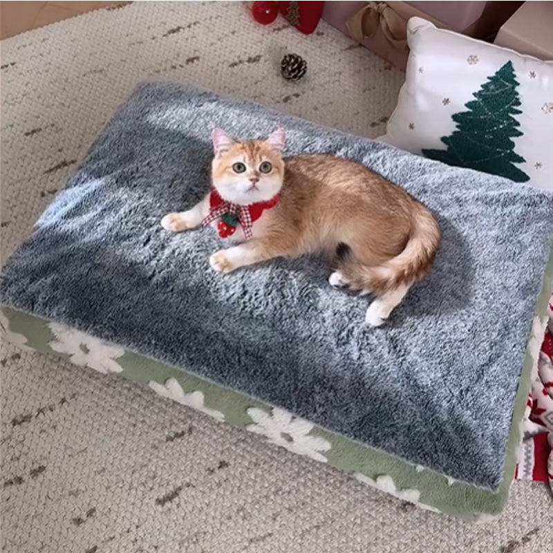 Soft Natural Pet Mat – Washable Cushion Pad for Small & Large Pets