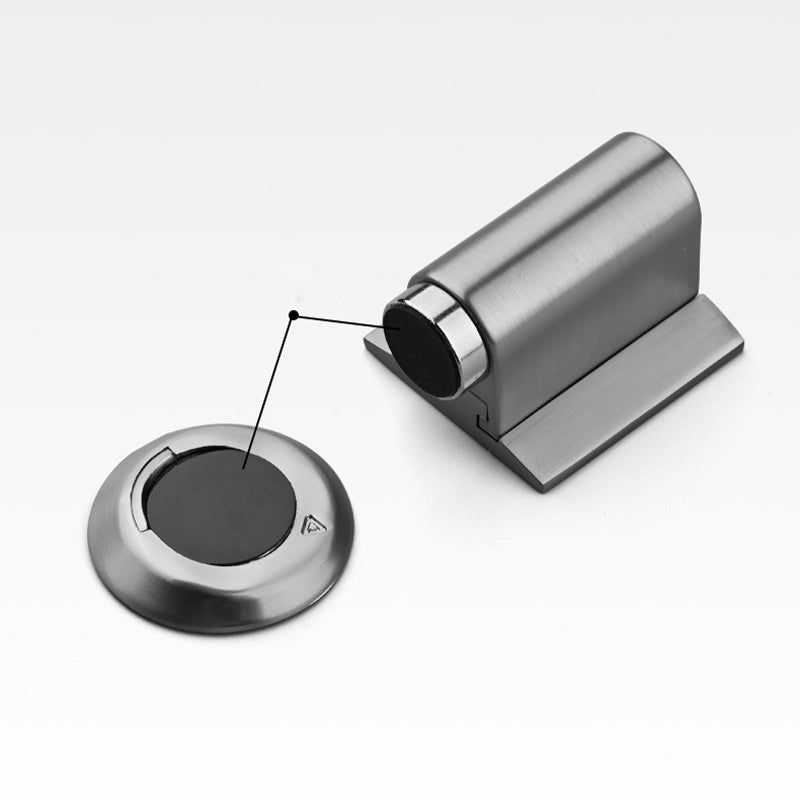No-Drill Dual Magnetic Door Stop – Strong Hold & Auto Rebound