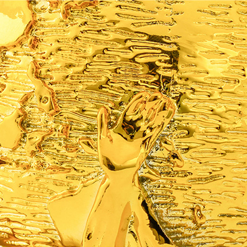 Golden Championship Trophy Replica Resin Display Statue