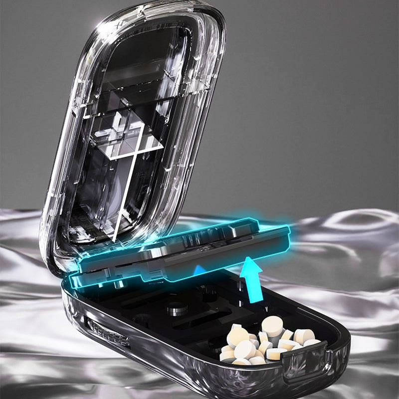 Portable Pill Cutter & Organizer