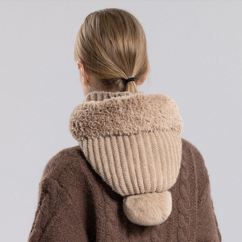 3-in-1 Fleece-Lined Mask Scarf Hat