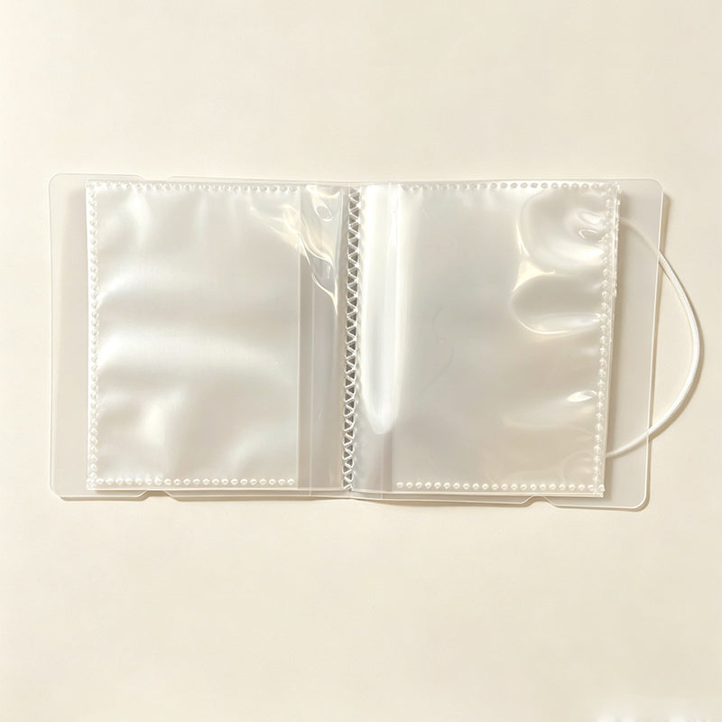 Frosted Transparent Eyelash Tape Storage Book