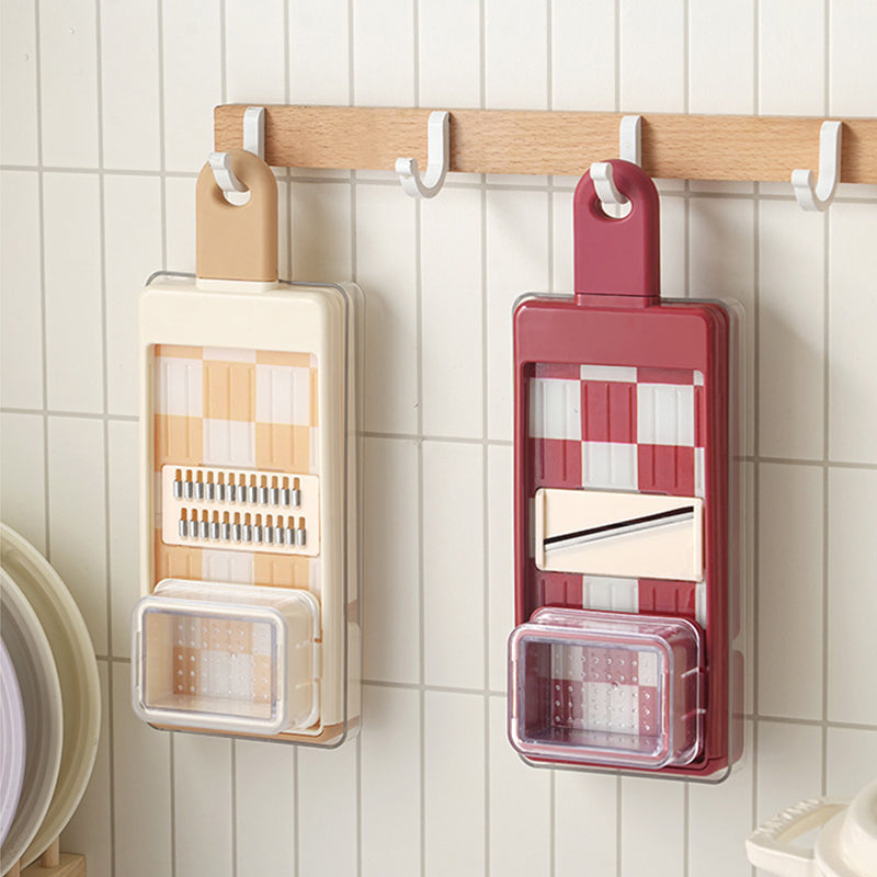 4-in-1 Foldable Vegetable Slicer with Hidden Blade Storage