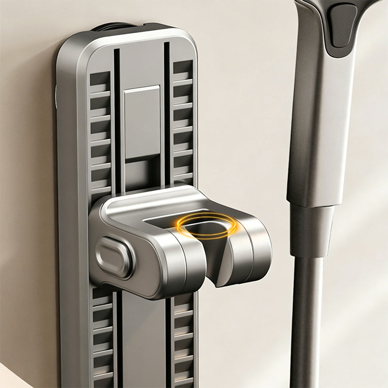 Sliding Track Suction Shower Head Holder – Height Adjustable, Universal Fit & Reusable