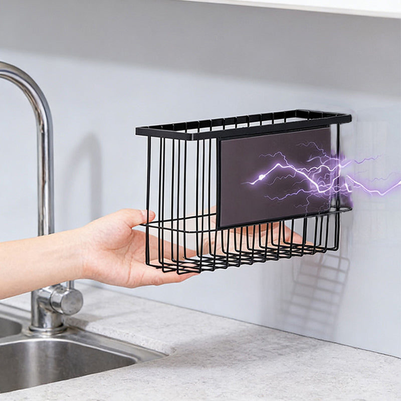 Magnetic Fridge Storage Rack with Strong Full-Back Magnet