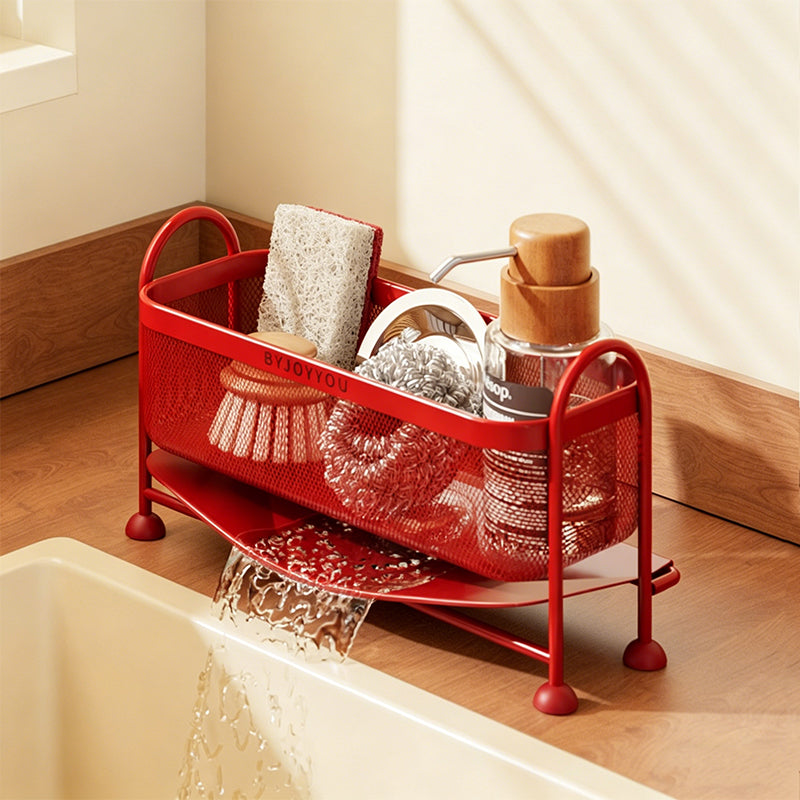 Anti-Slip 45° Sloped Drain Sink Organizer
