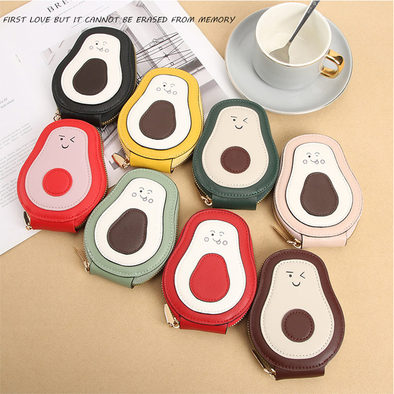 Avocado-Shaped RFID Card Holder – Portable & Spacious