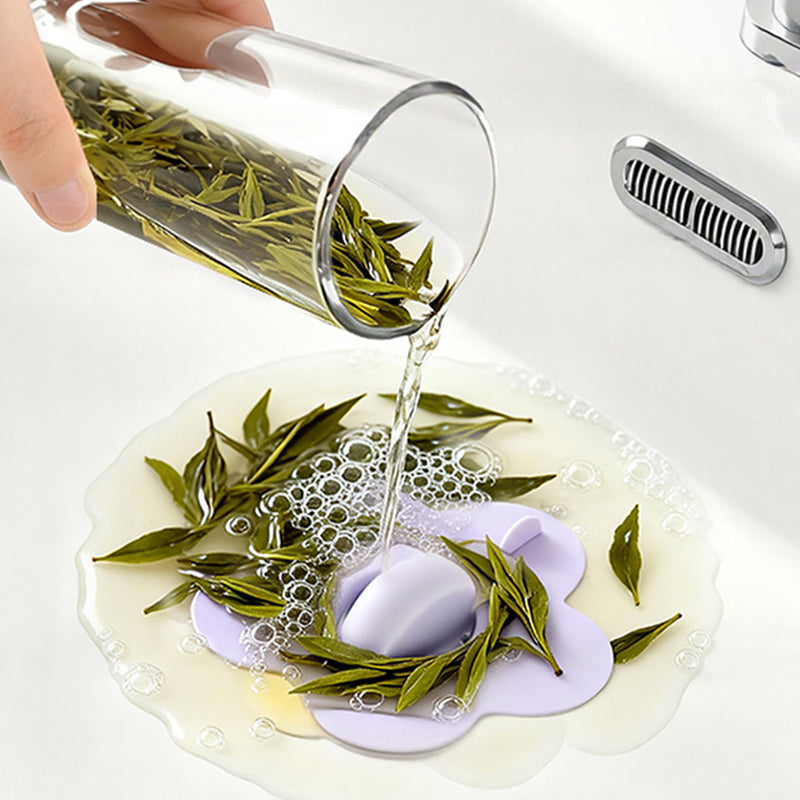 Leak-Proof Silicone Flower Sink Drain Stopper with Filter
