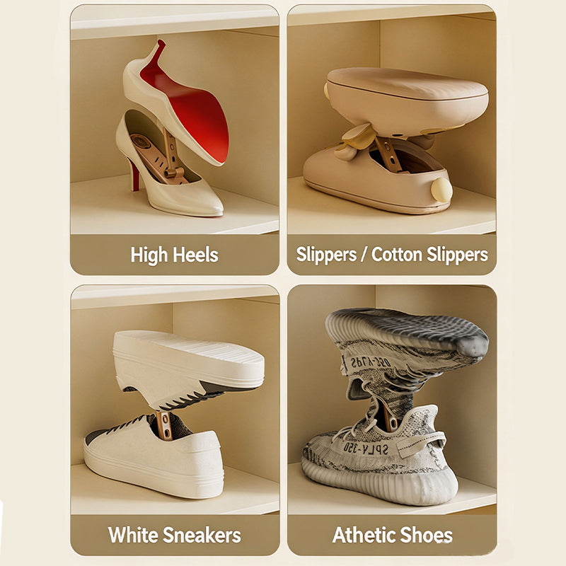 Adjustable Shoe Slot Organizer with Aromatherapy Box