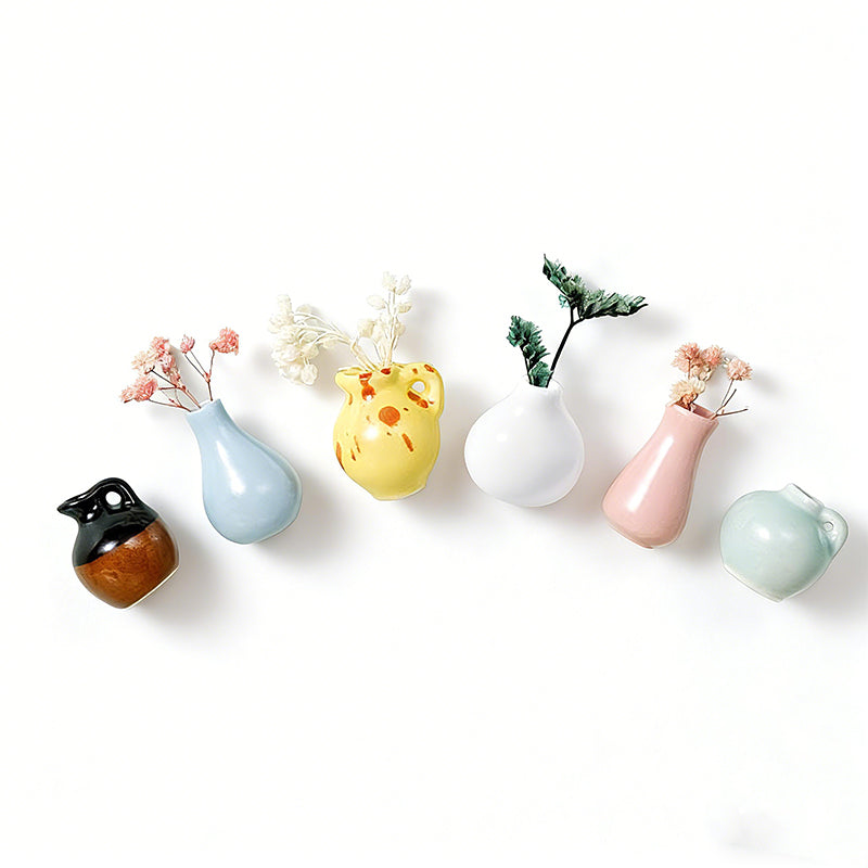 Magnetic Mini Vase for Fridge & Metal Surfaces