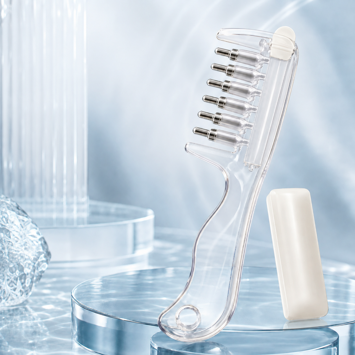 Crystal Liquid-Dispensing Comb