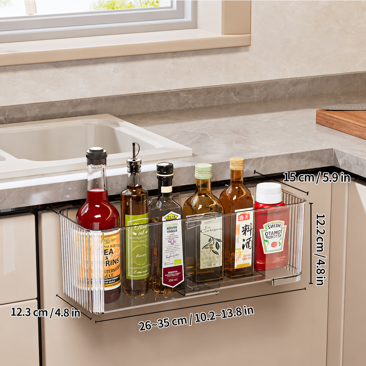 Expandable Cabinet Door Storage Box