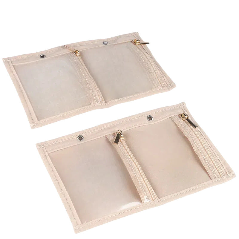 Elegant Jewelry Roll Bag – Quilted Travel Organizer for Necklaces, Rings & Bracelets