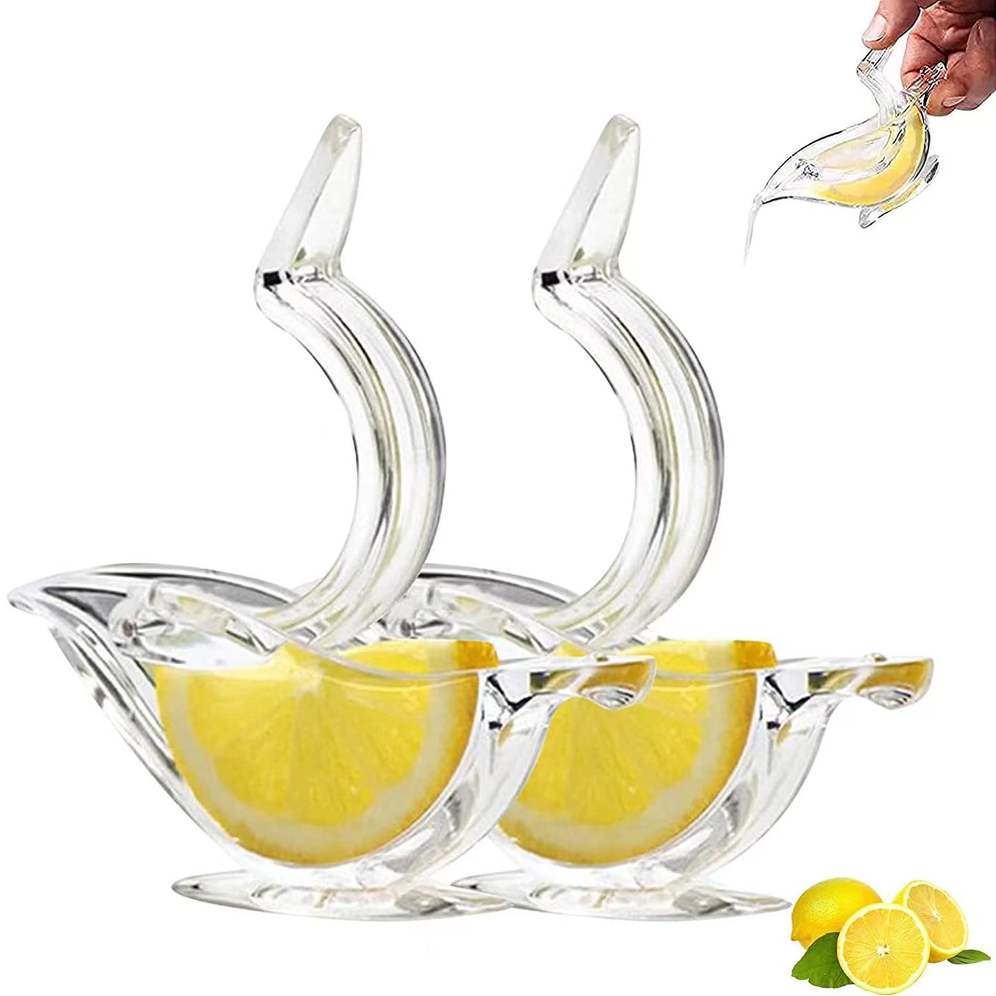 Mini Lemon Press – Handheld Portable Citrus Slicer & Juicer