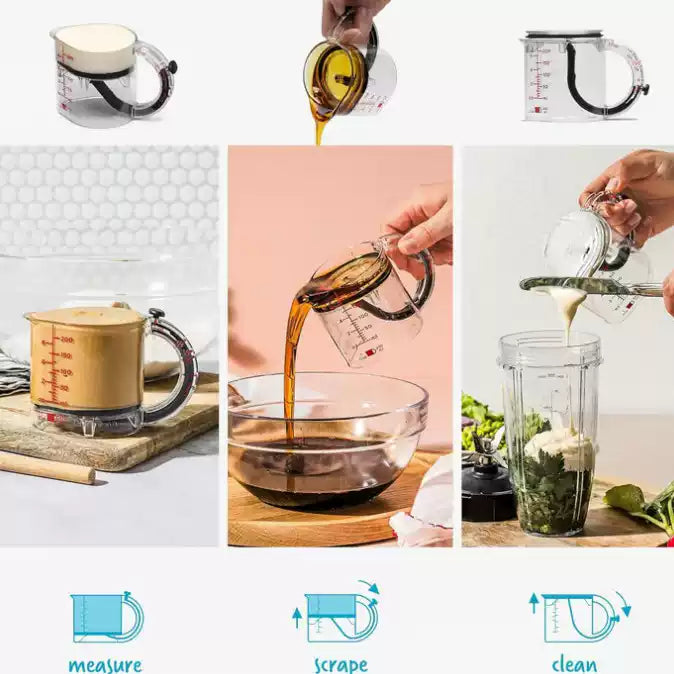 Adjustable Measuring Cup – No Waste Design