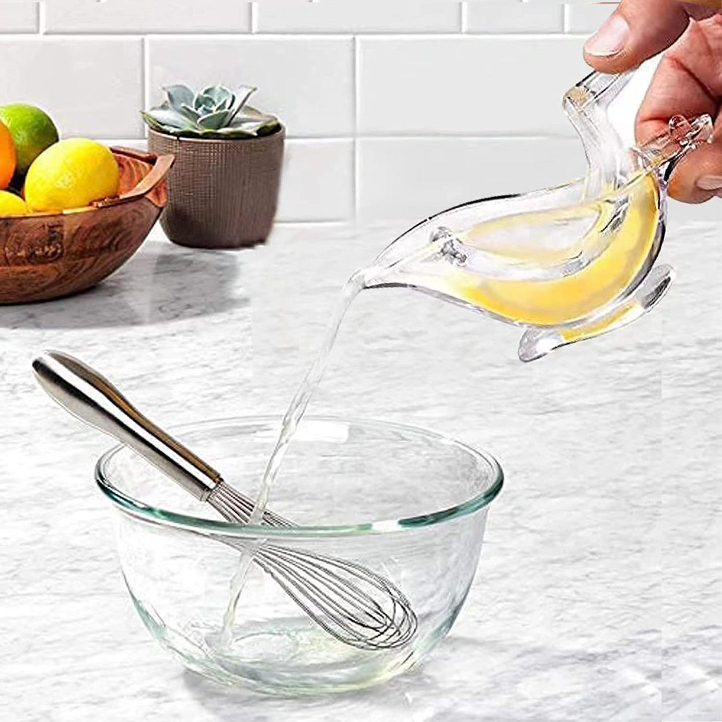 Mini Lemon Press – Handheld Portable Citrus Slicer & Juicer
