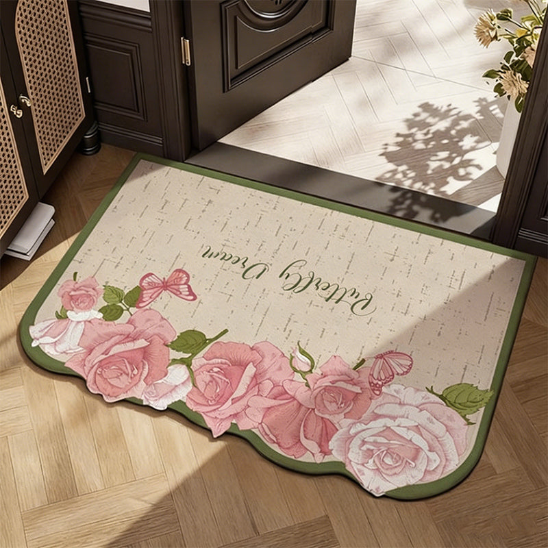 Linen-Look Super Absorbent Diatom Bath Mat – Quick Dry & Non-Slip