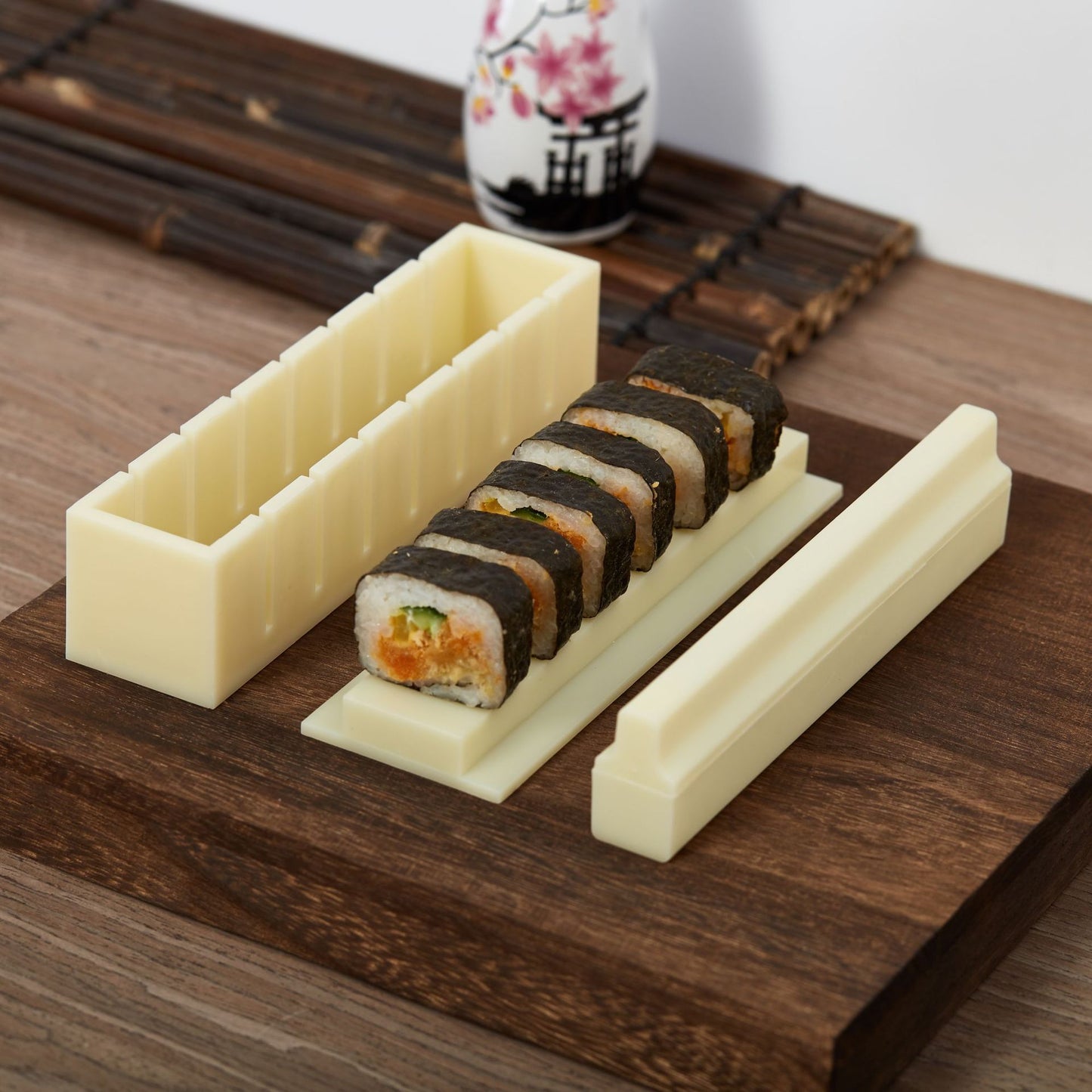Easy Press Sushi Mold with Cutting Grooves