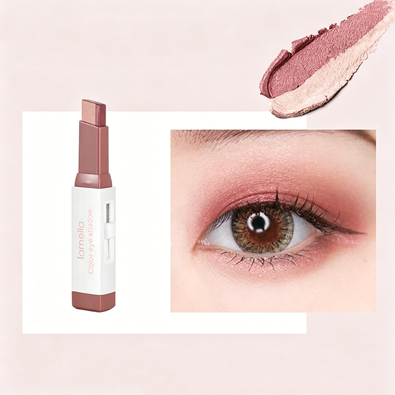 Waterproof Dual-Color Gradient Eyeshadow Stick