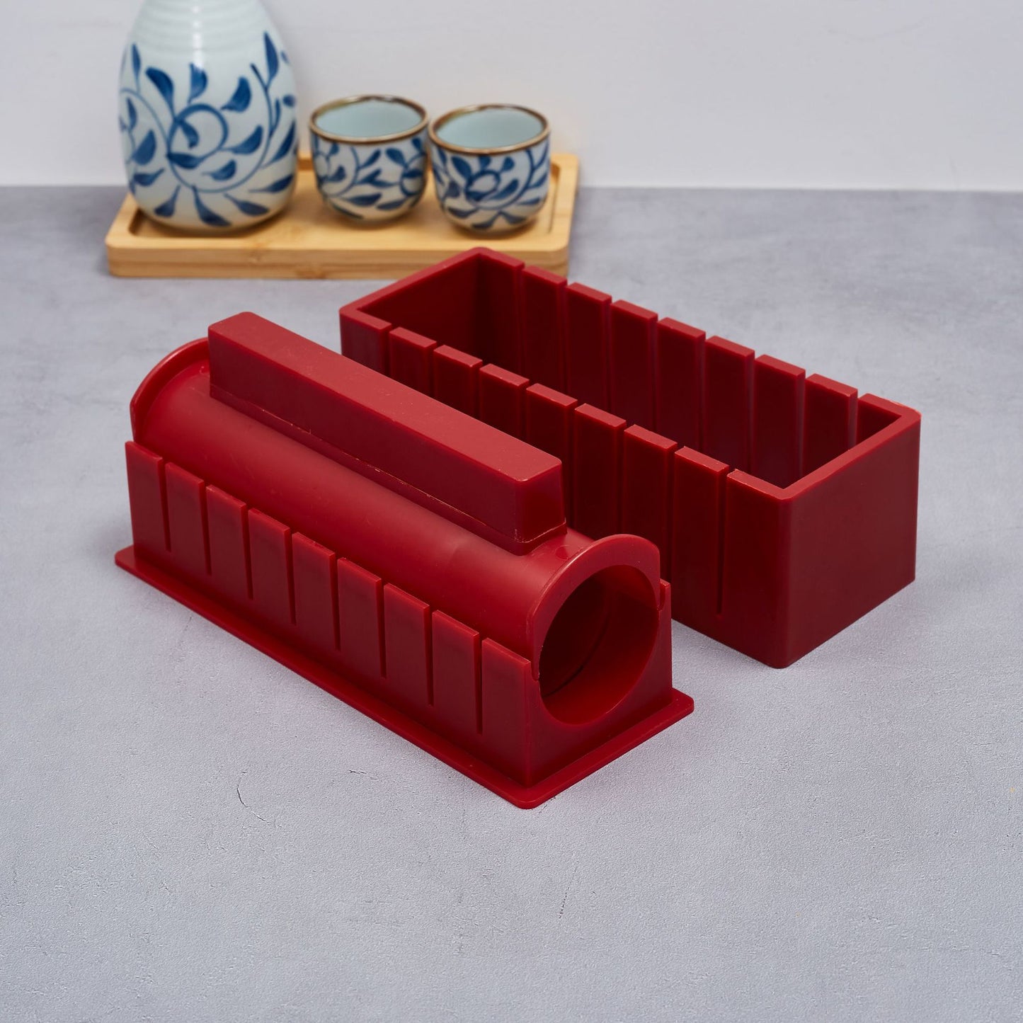 Easy Press Sushi Mold with Cutting Grooves