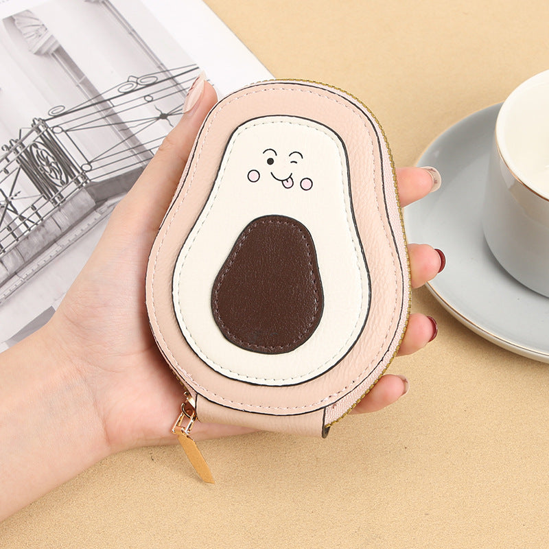 Avocado-Shaped RFID Card Holder – Portable & Spacious