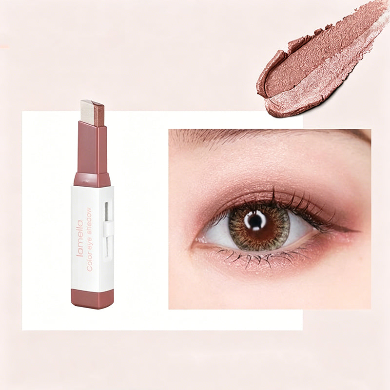 Waterproof Dual-Color Gradient Eyeshadow Stick