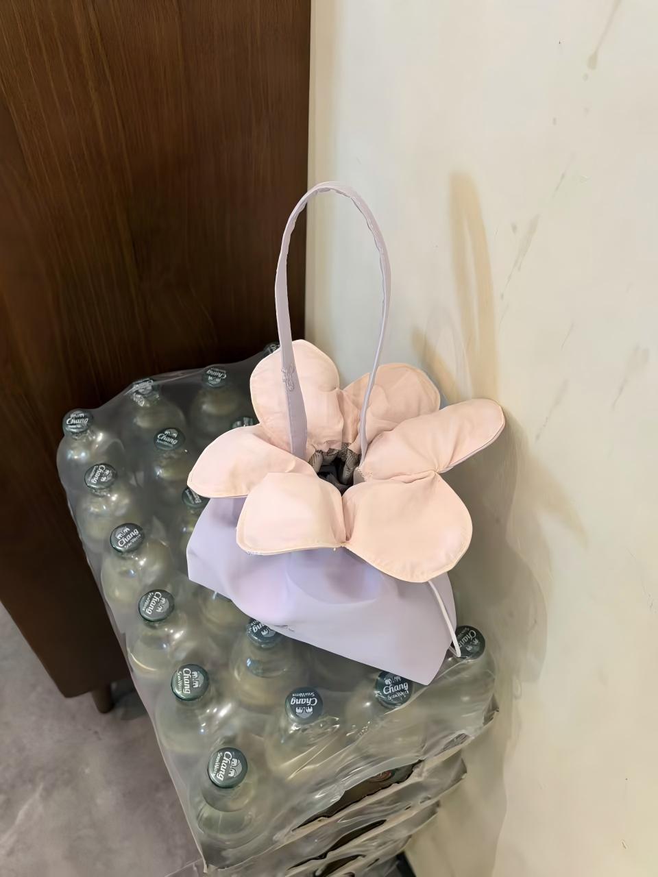 Drawstring Flower Mini Bag