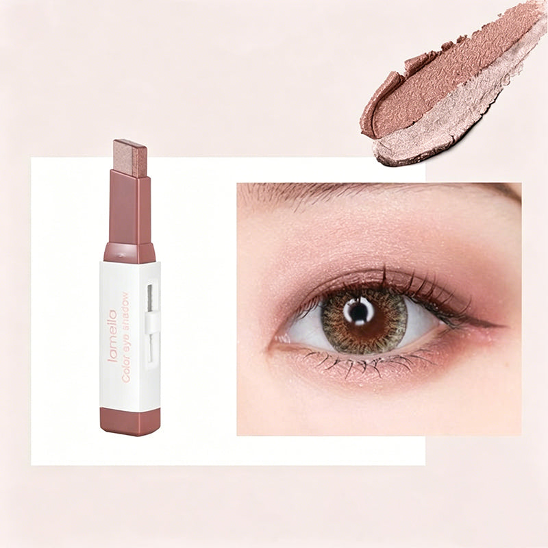 Waterproof Dual-Color Gradient Eyeshadow Stick