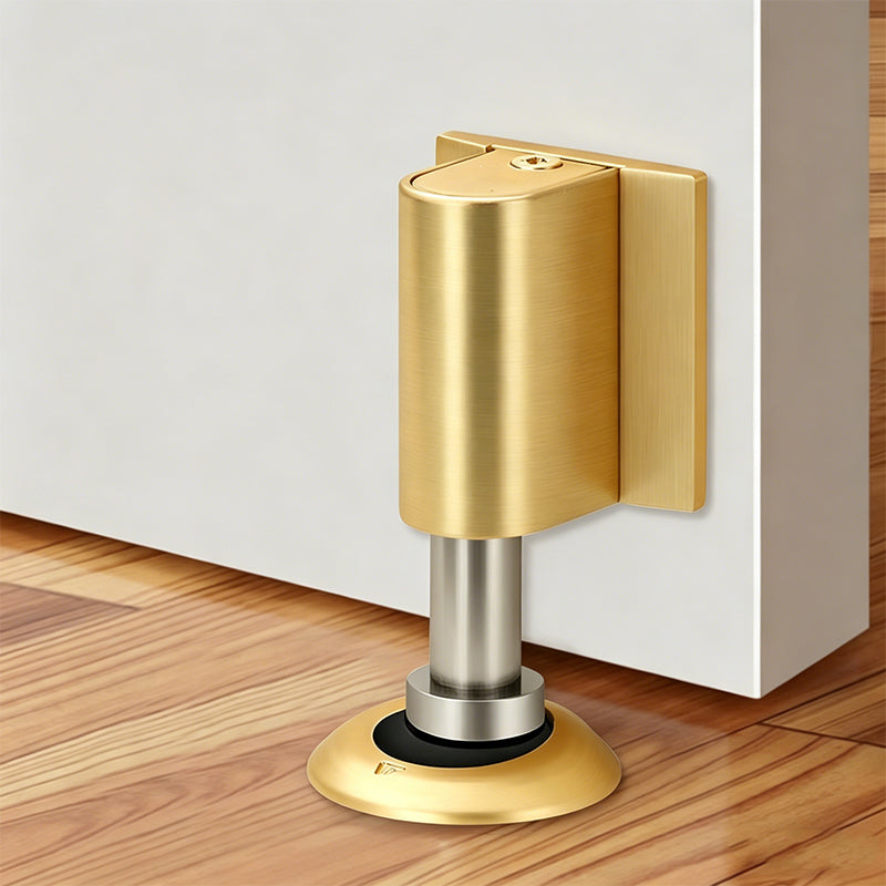 No-Drill Dual Magnetic Door Stop – Strong Hold & Auto Rebound