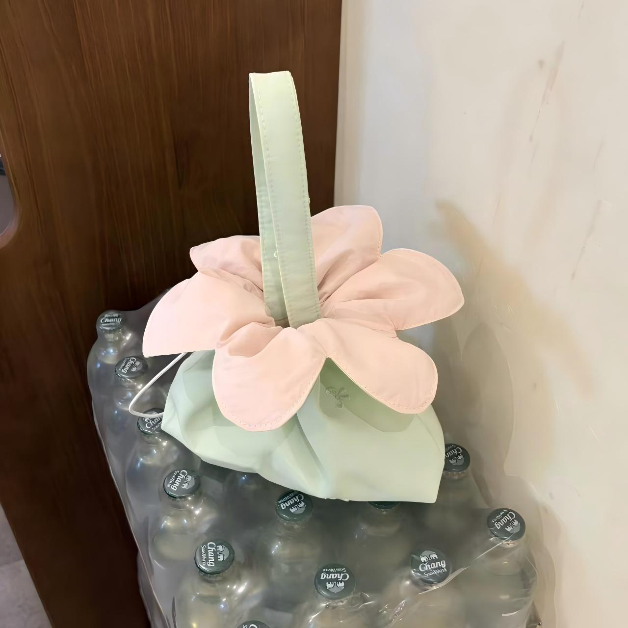 Drawstring Flower Mini Bag