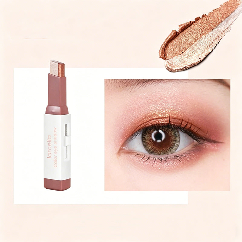 Waterproof Dual-Color Gradient Eyeshadow Stick