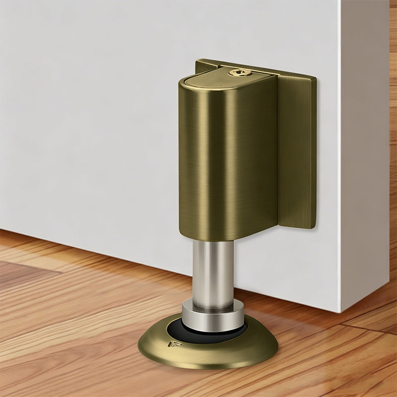 No-Drill Dual Magnetic Door Stop – Strong Hold & Auto Rebound