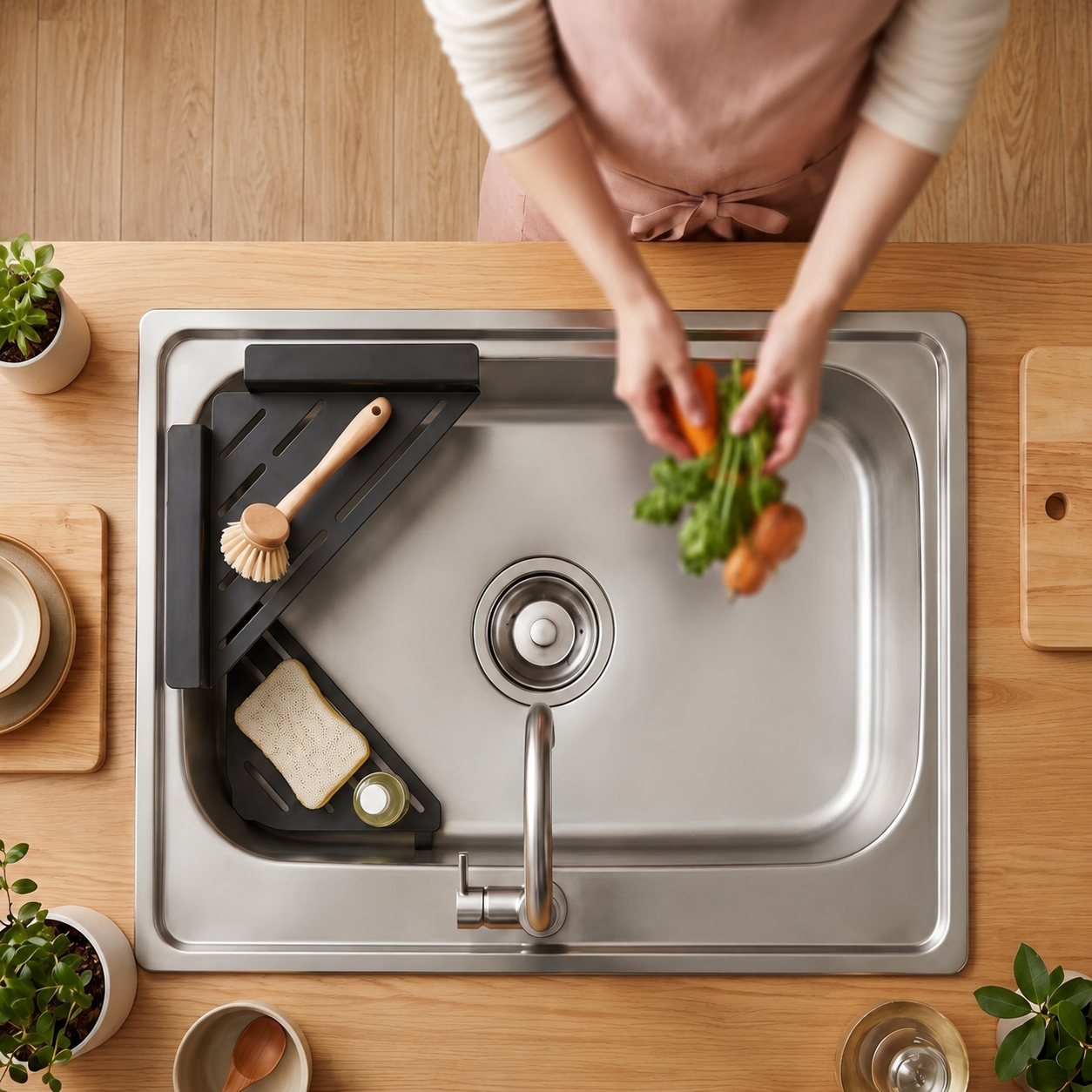 Stainless Steel Sink Organizer