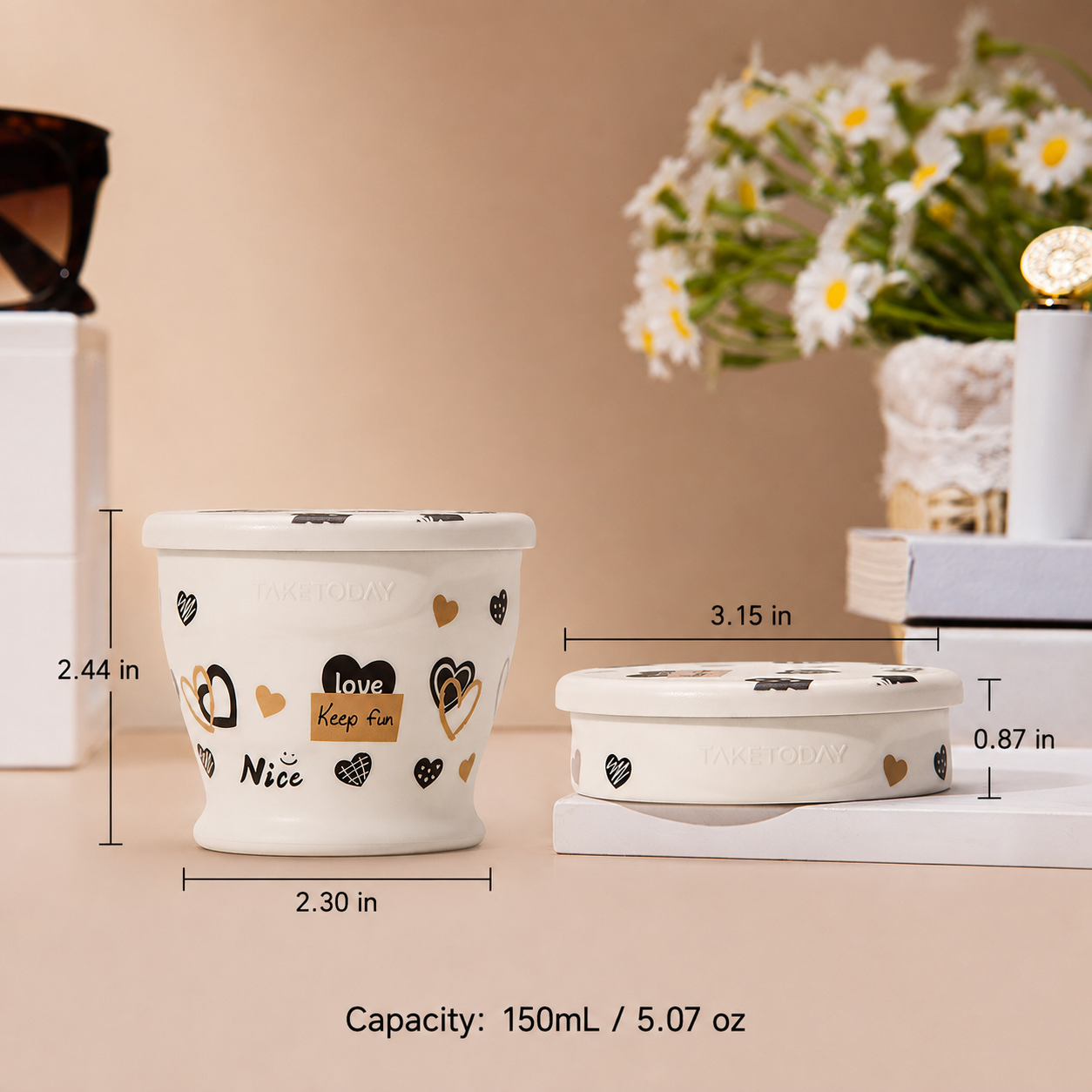Foldable Silicone Travel Cup