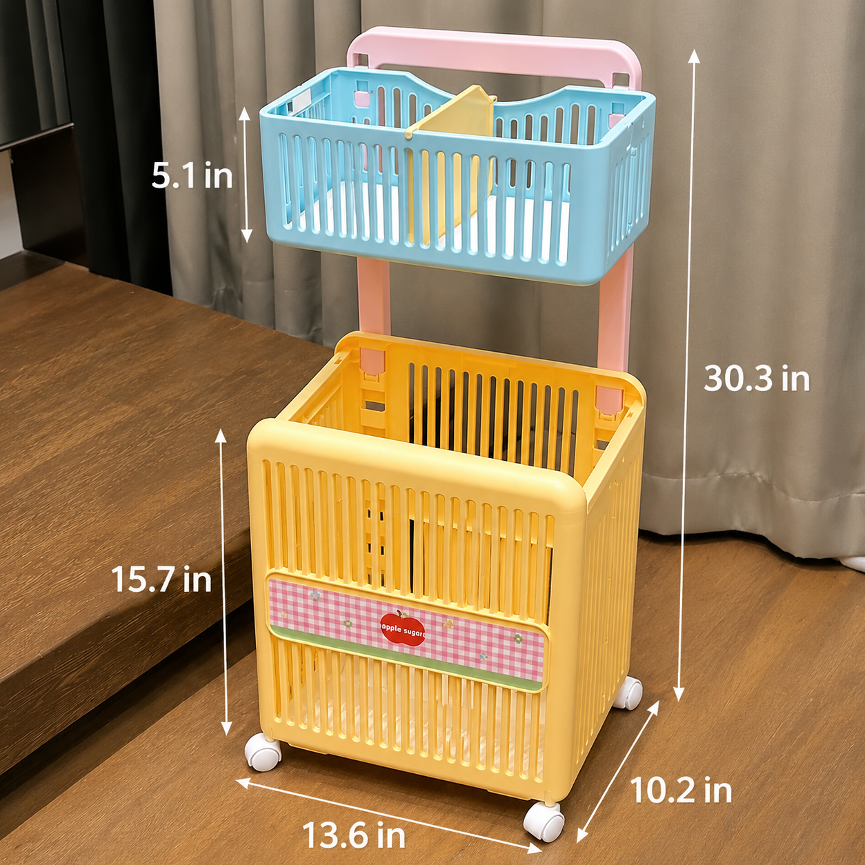 Multi-Compartment Laundry Basket