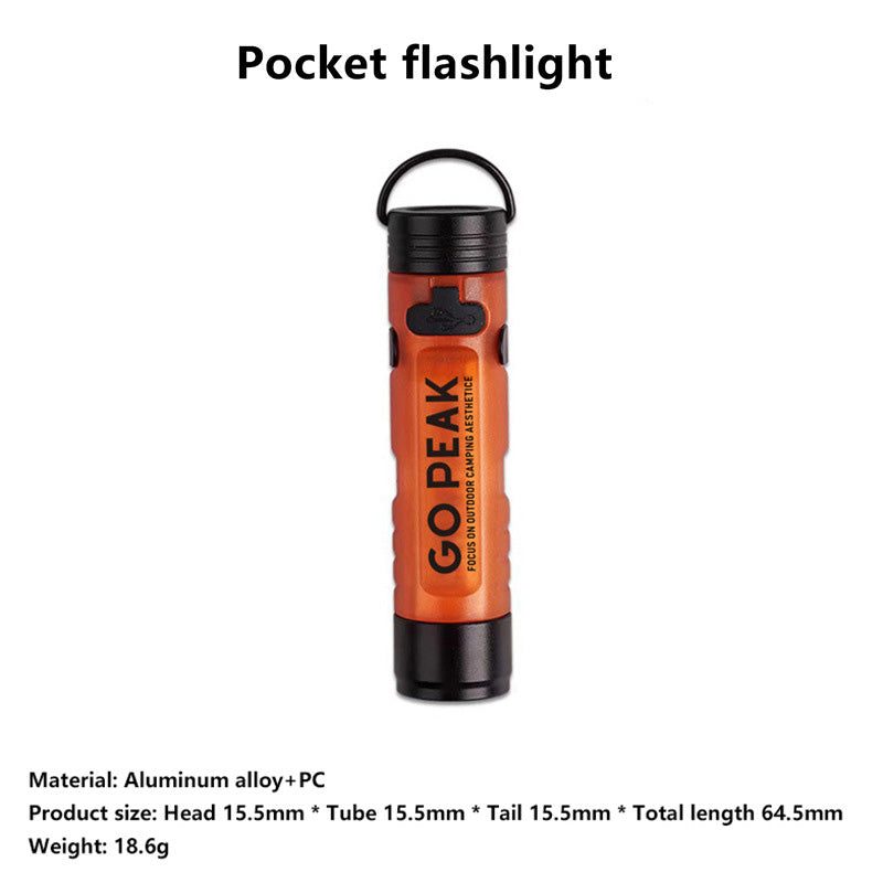 Mini Magnetic Camping Light – Portable EDC Flashlight