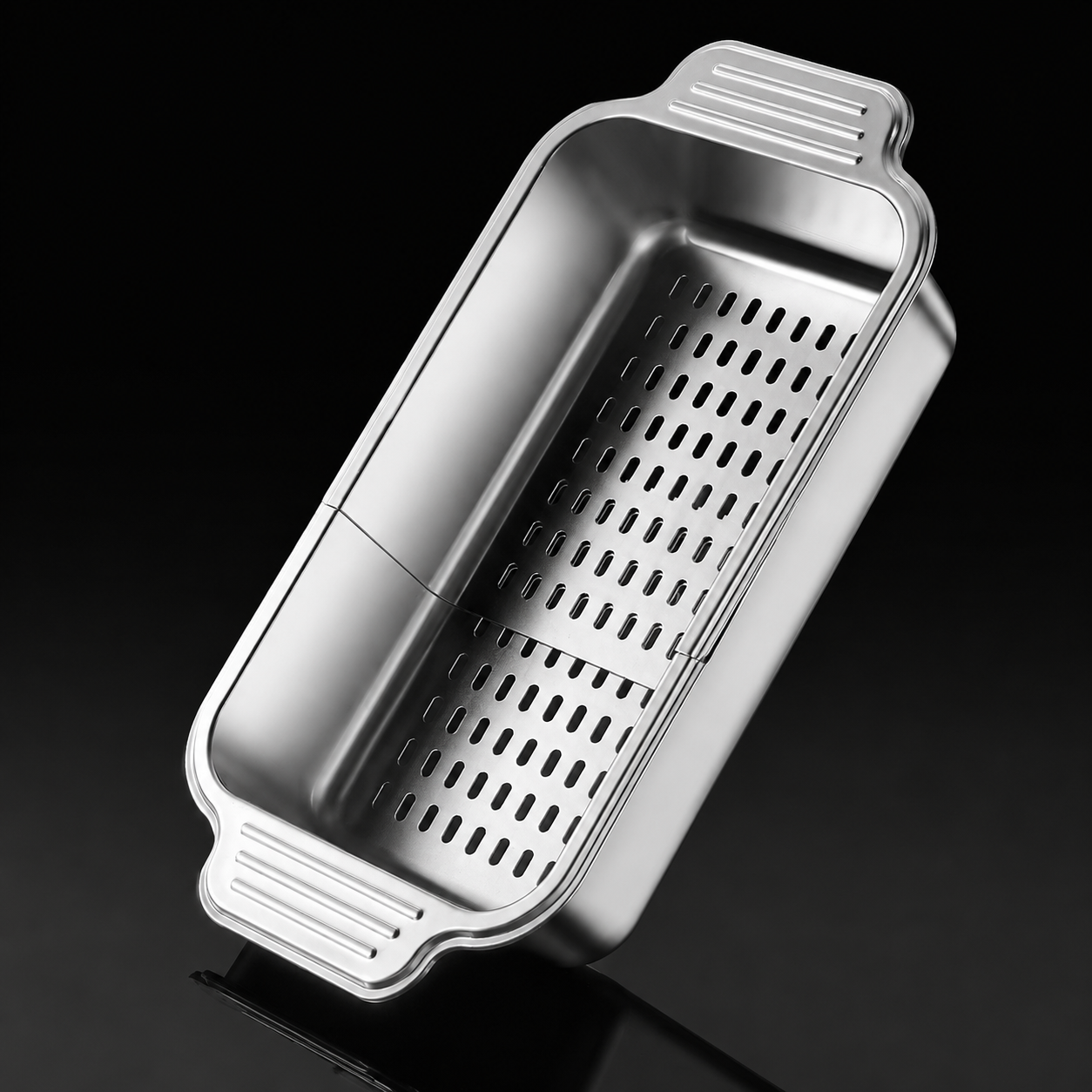 Expandable Stainless Steel Sink Colander Rack