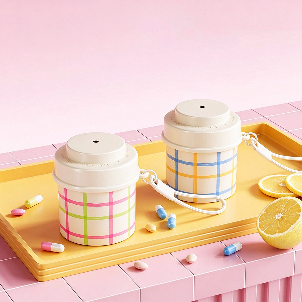 Portable Travel Pill Organizer