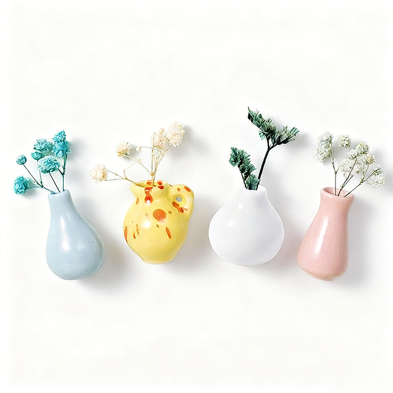 Magnetic Mini Vase for Fridge & Metal Surfaces
