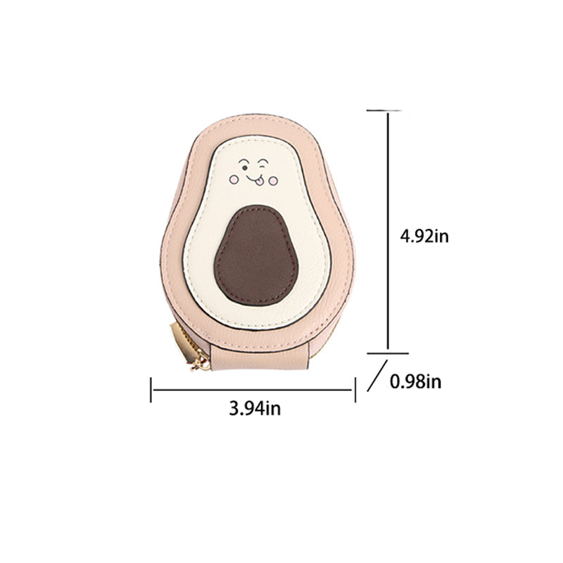 Avocado-Shaped RFID Card Holder – Portable & Spacious