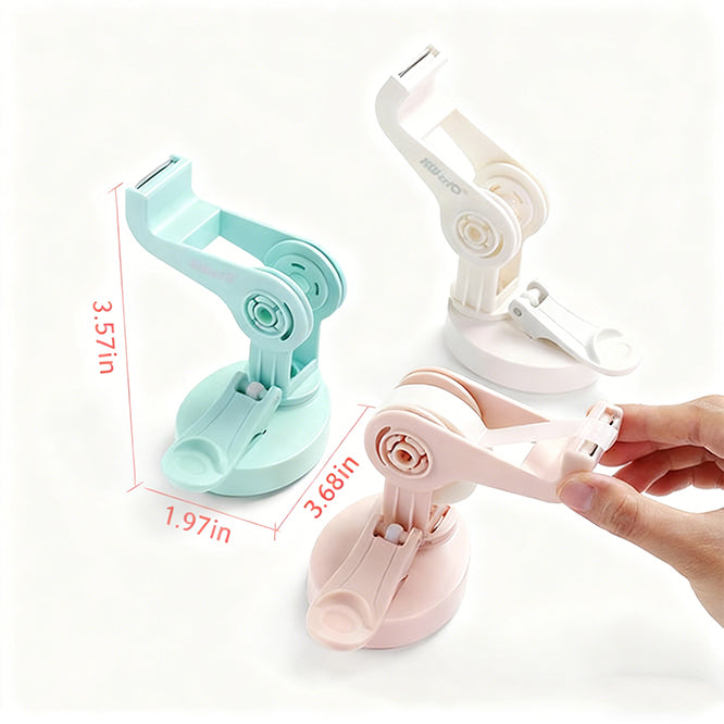 360° Swivel Tape Cutter with Suction Base – One-Hand Operation Design
