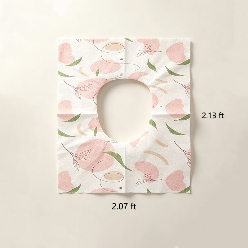 Printed Waterproof Portable Disposable Toilet Seat Covers