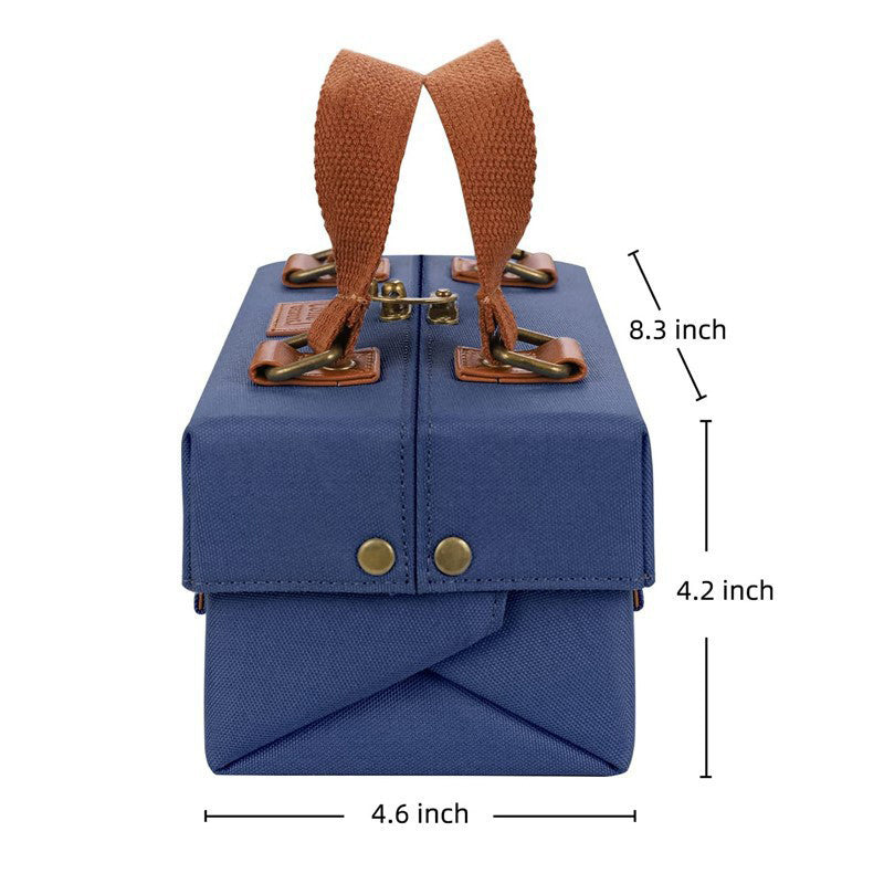 PU Leather Magnetic Large Capacity Makeup Organizer Bag