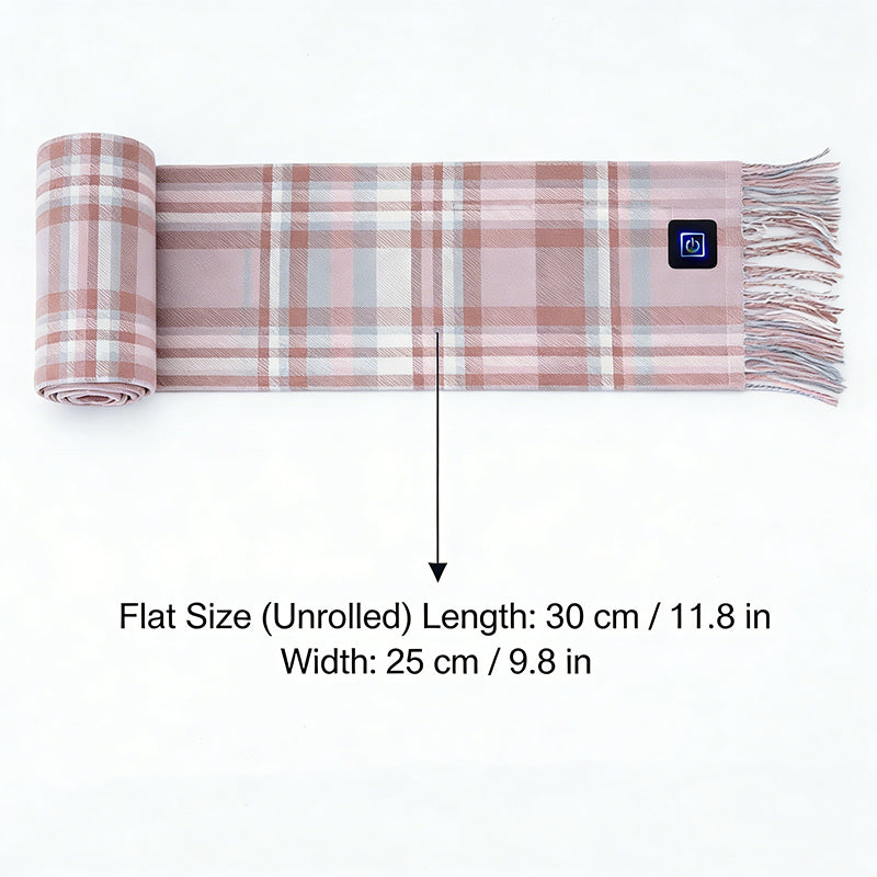 USB Heated Scarf – 3-Level Fast Heating