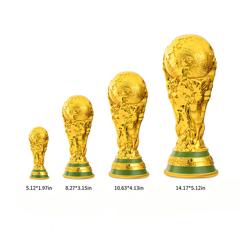 Golden Championship Trophy Replica Resin Display Statue