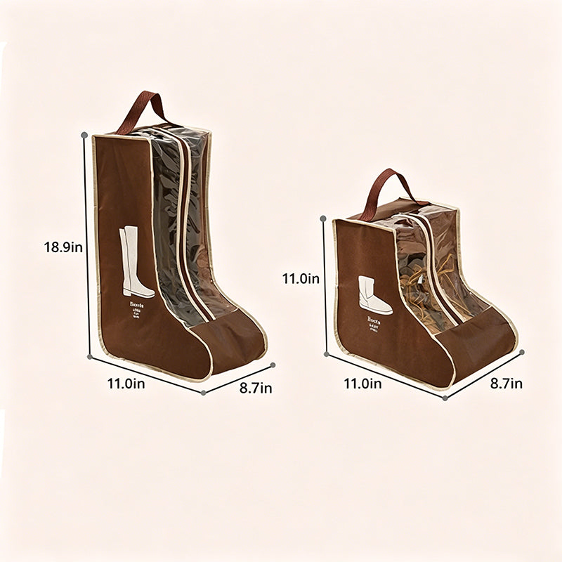 Clear PVC Shoe Organizer for Boots and Multiple Shoe Types