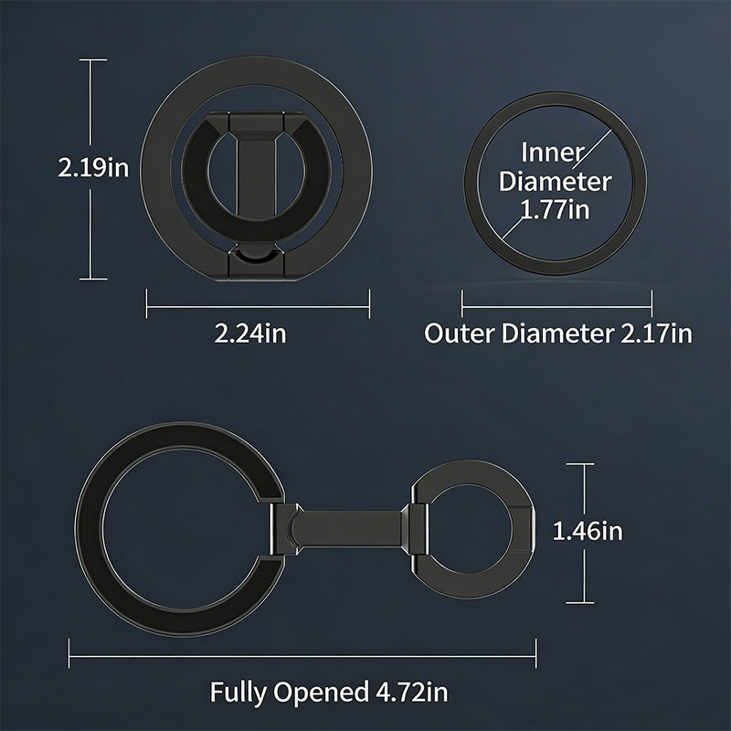 Slim Magnetic Foldable Phone Stand – Universal for All Smartphones
