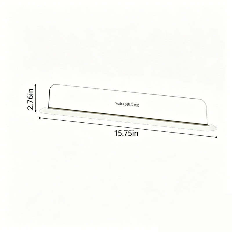 Transparent Sink Splash Guard with Strong Suction